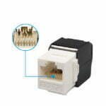 CAT6A UTP Keystone Jack Toolless 180° (5) - Innocom - ქსელური მოწყობილობები & IT აუთსორსინგი cat6a utp keystone jack toolless 180° (5) - innocom - ქსელური მოწყობილობები & it აუთსორსინგი