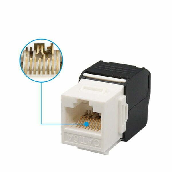 cat6a utp keystone jack toolless 180° (5) - innocom - ქსელური მოწყობილობები & it აუთსორსინგი