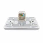 wall mount panel with 2 utp cat5e keystone jack 2 1jpg - innocom - ქსელური მოწყობილობები & it აუთსორსინგი