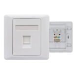wall mount panel with 2 utp cat5e keystone jack 5 1jpg - innocom - ქსელური მოწყობილობები & it აუთსორსინგი